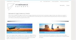 Desktop Screenshot of itinerance.be